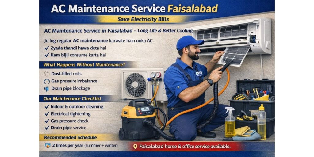 ac maintenance service faisalabad