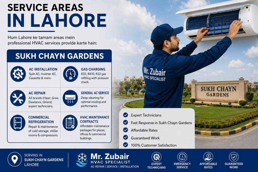 ac repair Sukh Chayn Gardens